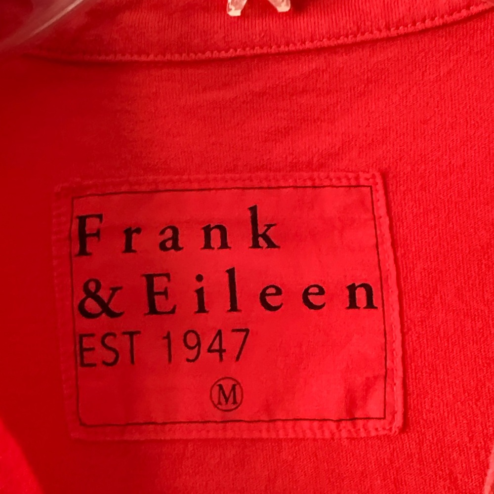 Frank & Eileen Red Lauren Dress Lauren Polo Dress Sz M - Picture 4 of 6